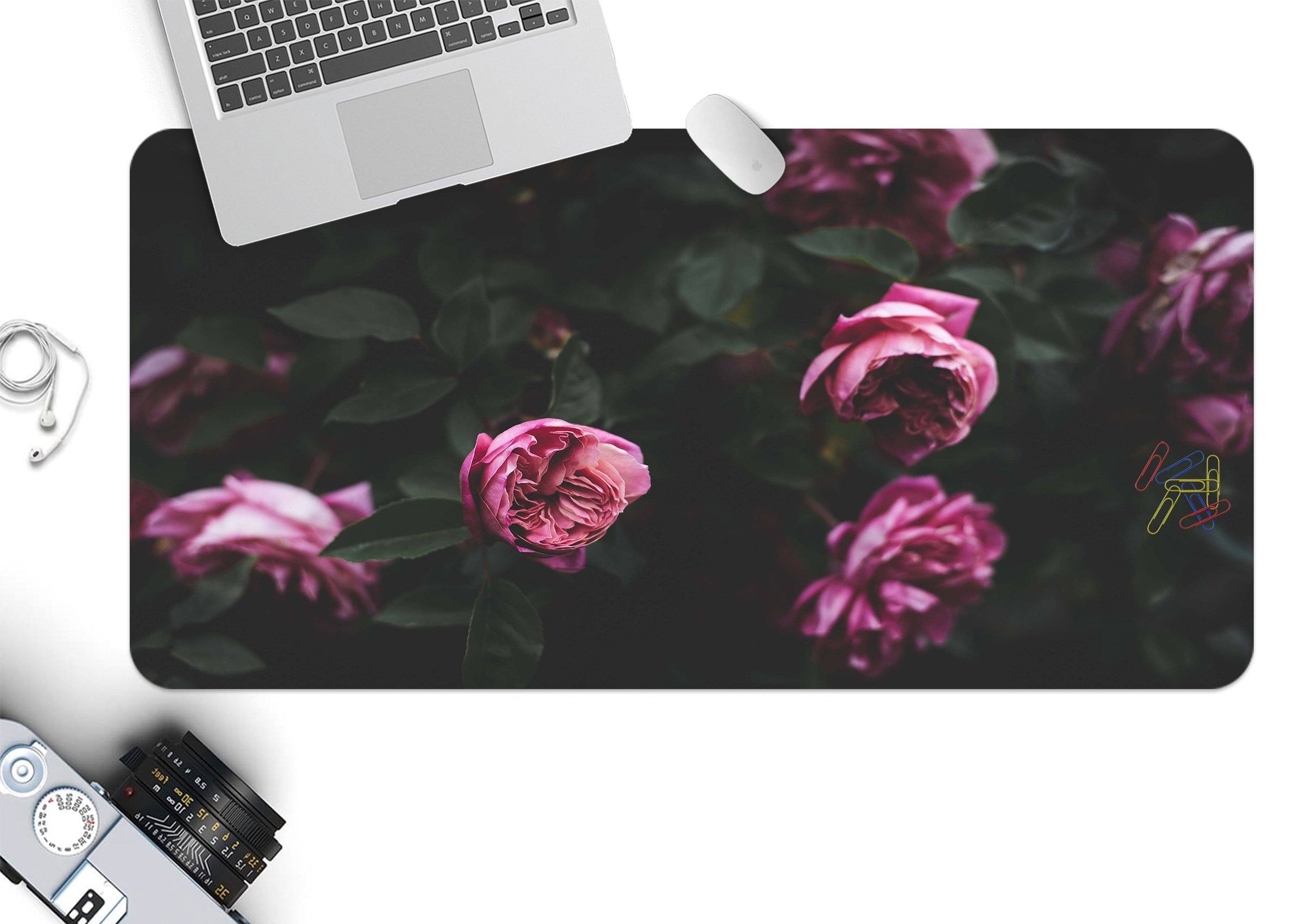 3D Flower Leaves 142 Desk Mat Mat AJ Creativity Home 