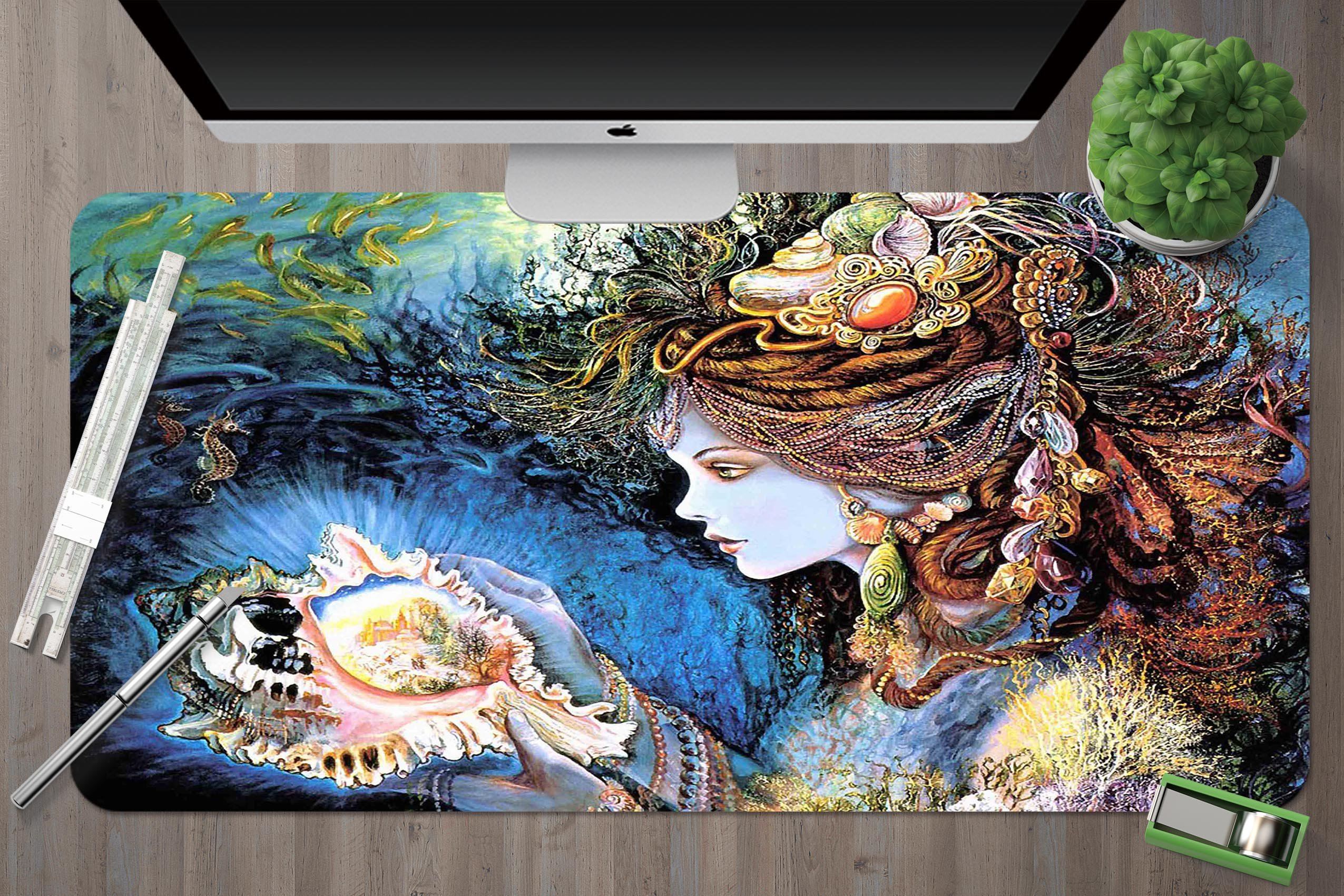 3D Painting Conch 064 Desk Mat Mat AJ Creativity Home 