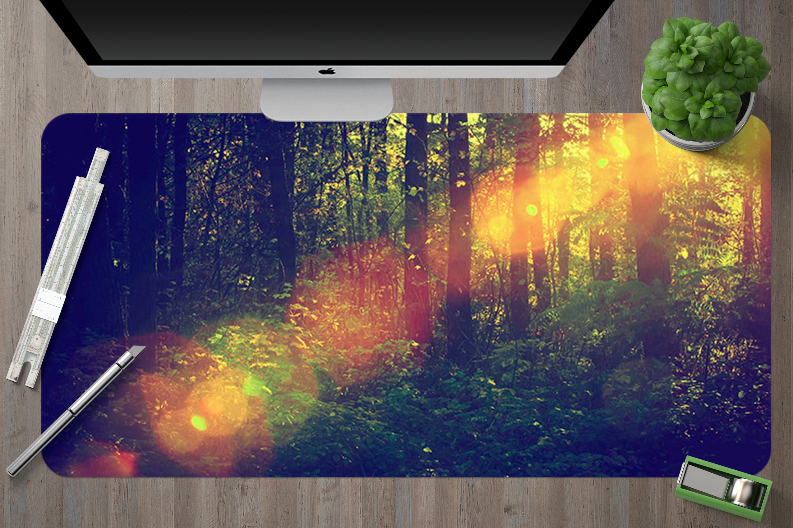 3D Woods Sunshine 17095 Desk Mat