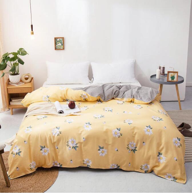 3D Small White Flowers On Yellow Background 2039 Bed Pillowcases Quilt