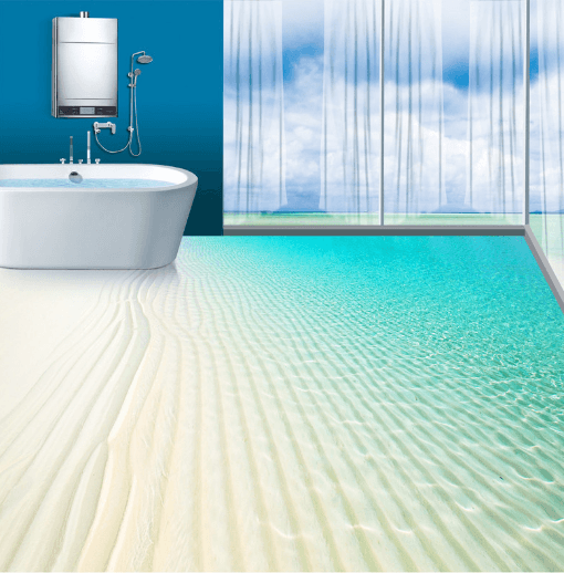 3D Water Pattern 238 Floor Mural Wallpaper AJ Wallpaper 2 