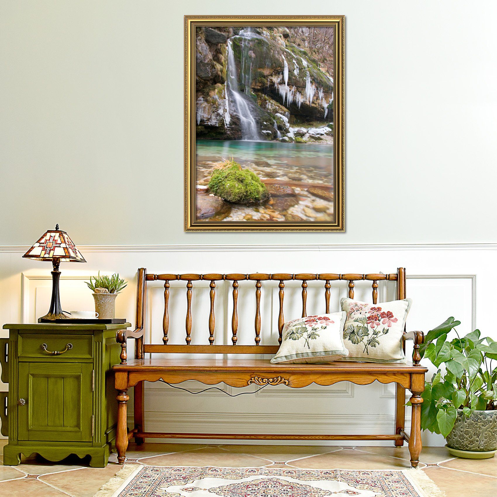 3D Transparent River 131 Fake Framed Print Painting Wallpaper AJ Creativity Home 