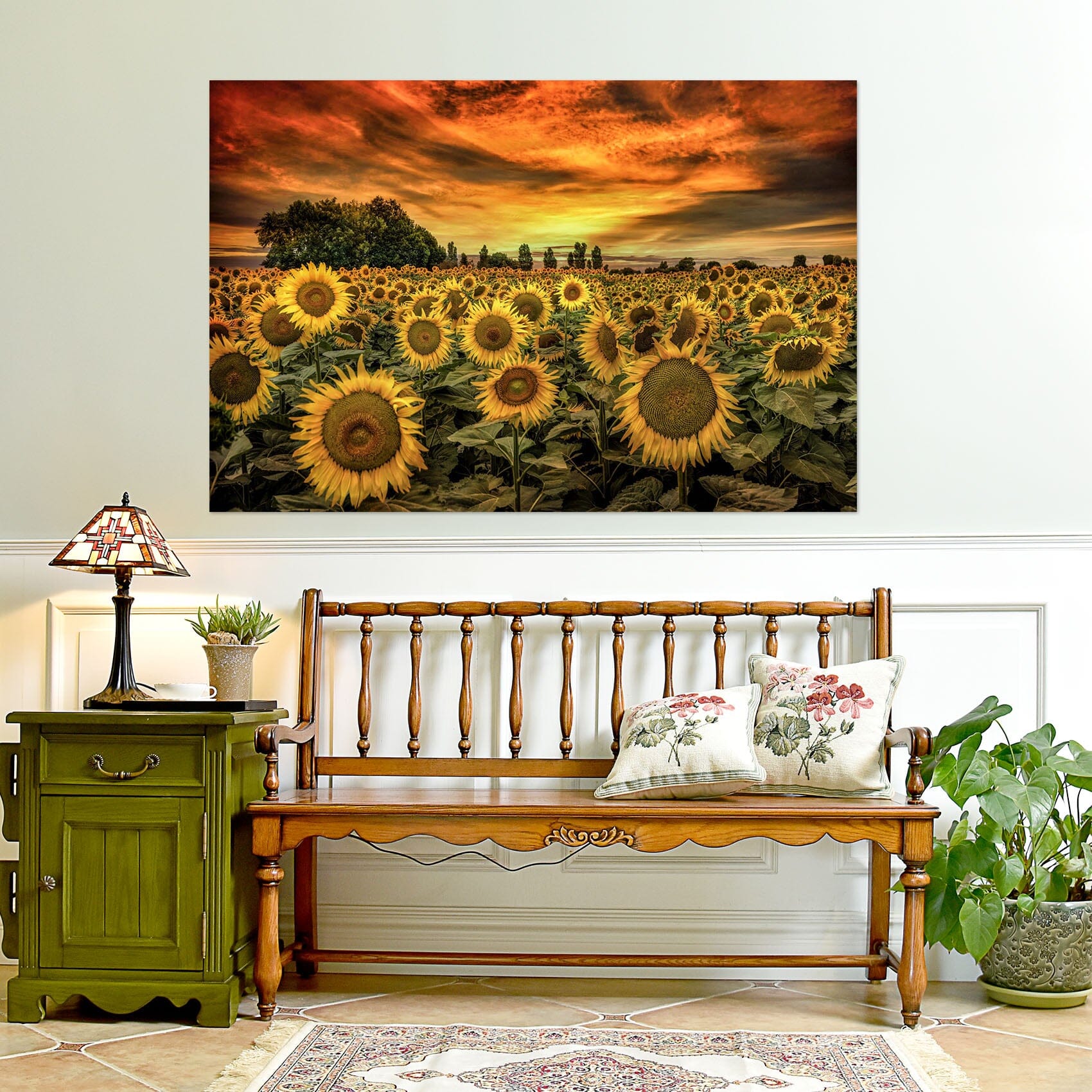 3D Sunflower Estate 219 Marco Carmassi Wall Sticker Wallpaper AJ Wallpaper 2 