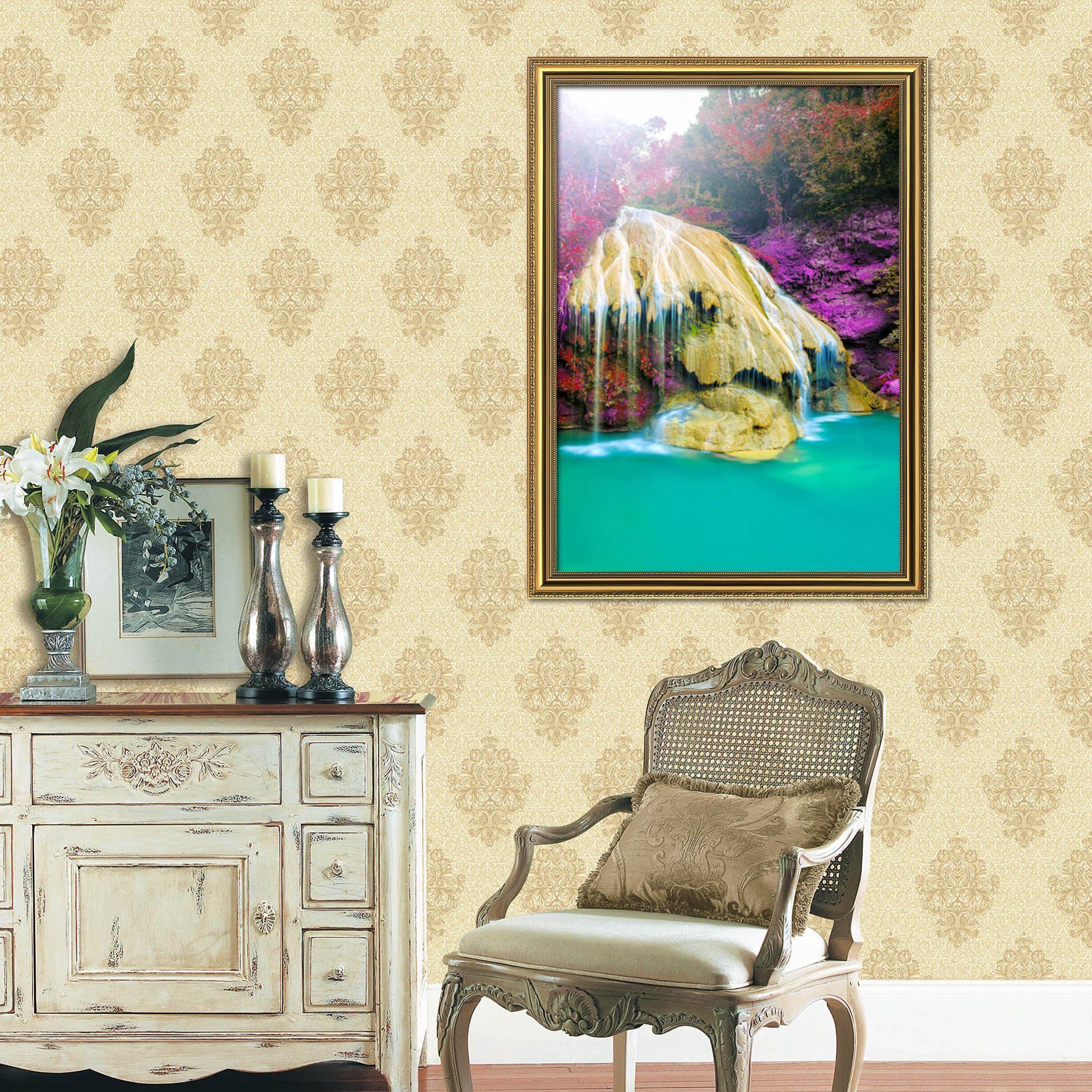 3D Strange Stone 055 Fake Framed Print Painting Wallpaper AJ Creativity Home 