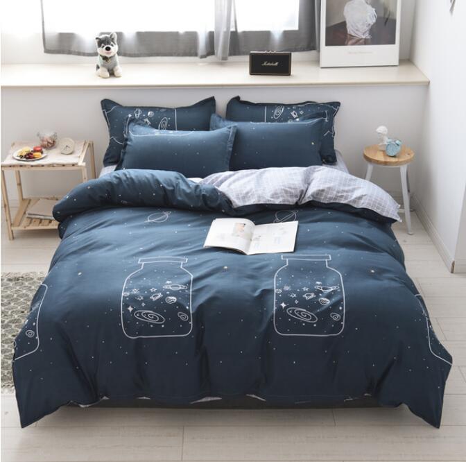 3D Line Glass Bottle 13134 Bed Pillowcases Quilt