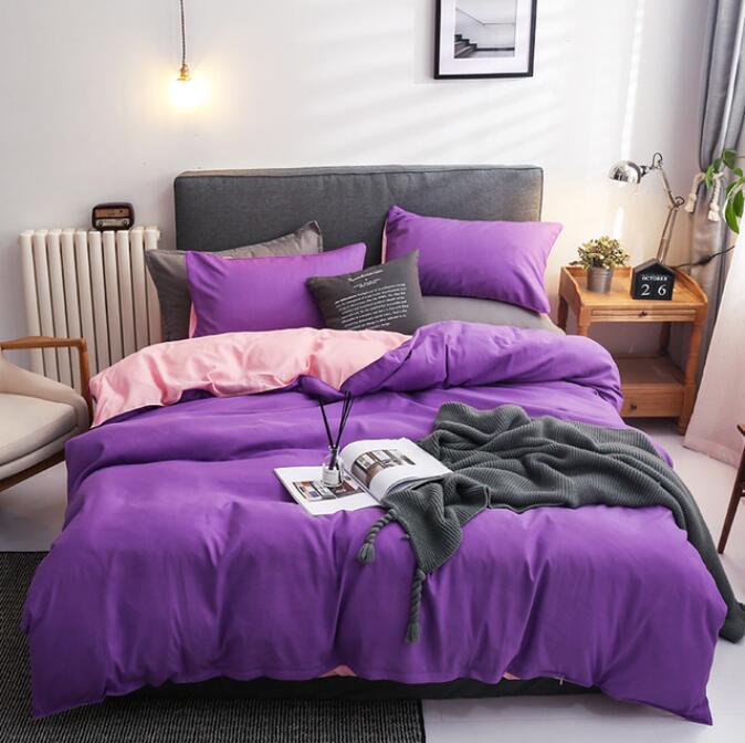 3D Purple Pink 12109 Bed Pillowcases Quilt