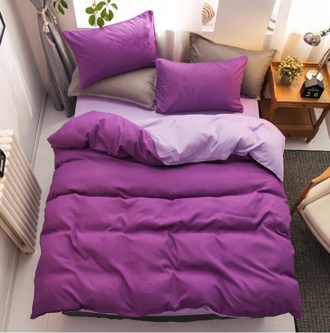 3D Purple Light Purple 2136 Bed Pillowcases Quilt