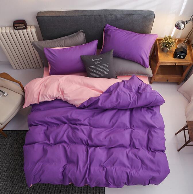 3D Purple Pink 2133 Bed Pillowcases Quilt
