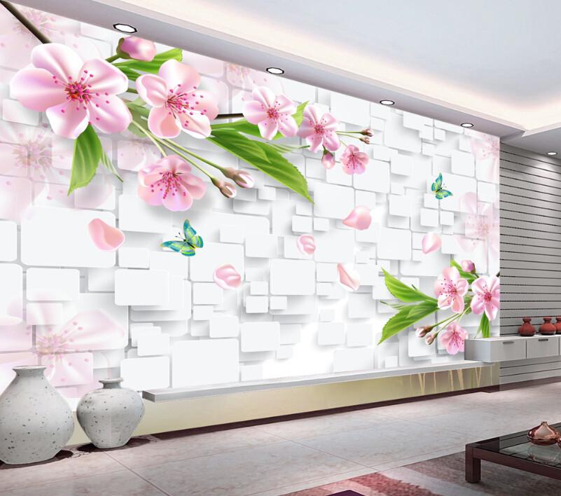 3D Simple Stereoscopic Butterfly Wallpaper AJ Wallpaper 1 