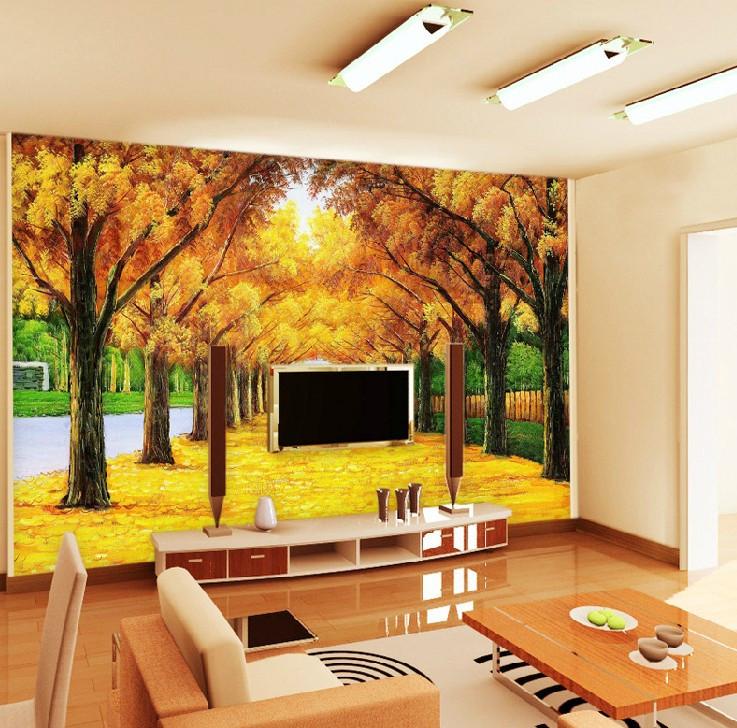 Yellow Trees 4 Wallpaper AJ Wallpaper 
