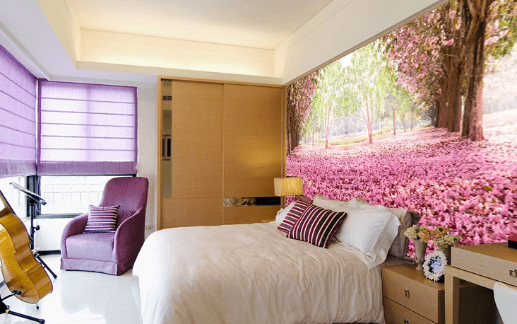 Carpet Of Pink Flowers Wallpaper AJ Wallpaper 