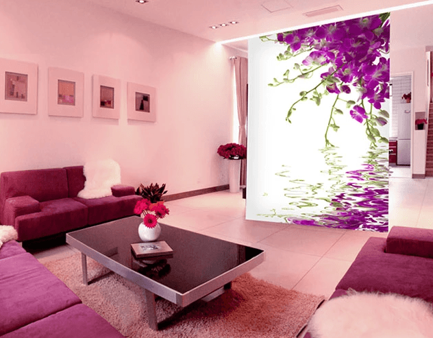 Blooming Violets 2 Wallpaper AJ Wallpaper 