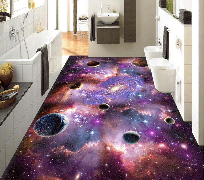 3D Star Vortex 107 Floor Mural Wallpaper AJ Wallpaper 2 