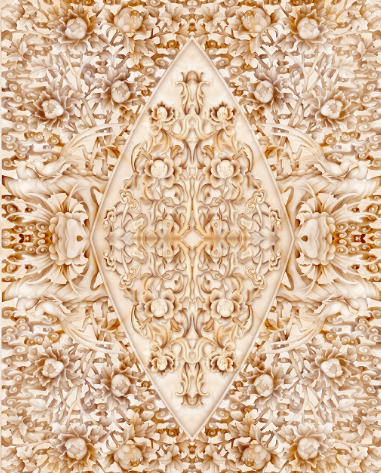 3D Peony Pattern Floor Mural Wallpaper AJ Wallpaper 2 