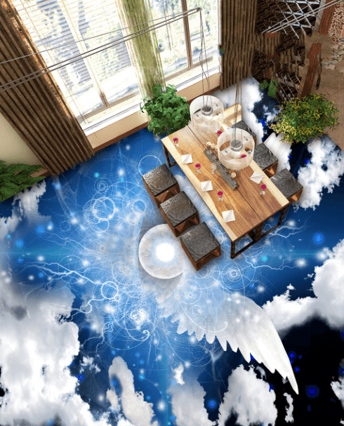 3D Skyeye Floor Mural Wallpaper AJ Wallpaper 2 