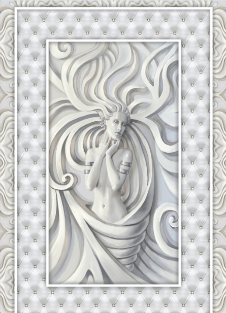 3D Elegant Statue Floor Mural Wallpaper AJ Wallpaper 2 