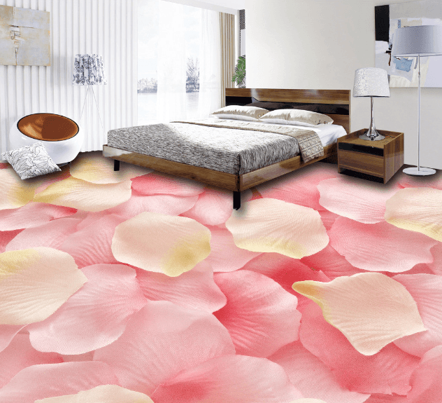 3D Small Petals 170 Floor Mural Wallpaper AJ Wallpaper 2 
