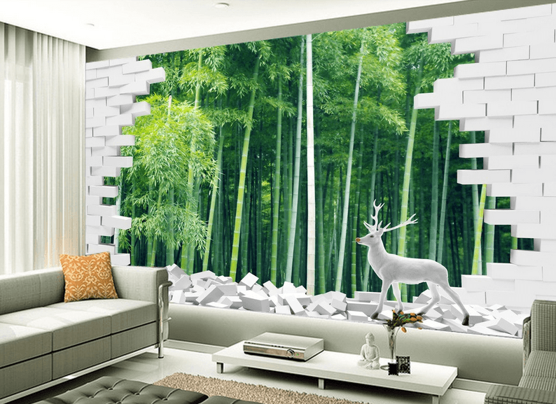 Bamboo Forest Elk Wallpaper AJ Wallpaper 