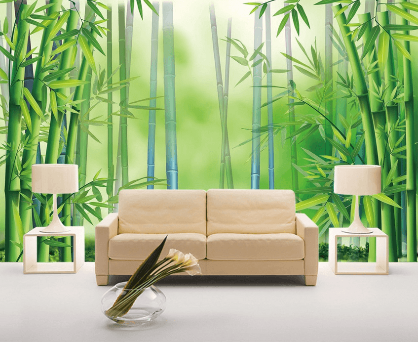 Colorful Bamboo Forest Wallpaper AJ Wallpaper 
