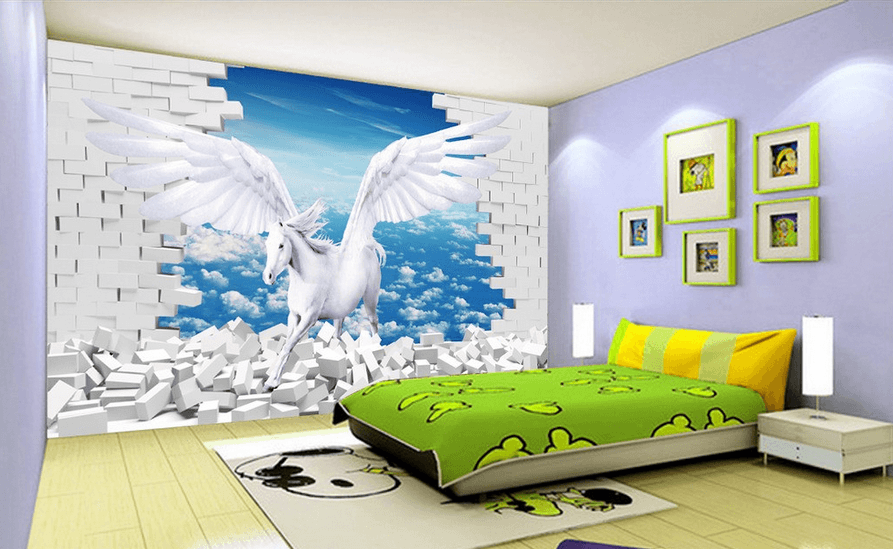 Flying Horse Wallpaper AJ Wallpaper 