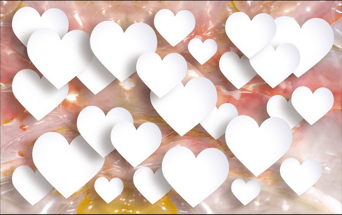 Heart Shape Wallpaper AJ Wallpaper 
