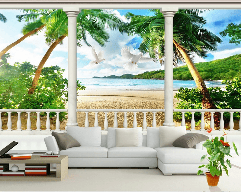 Corridor Beach Landscape Wallpaper AJ Wallpaper 