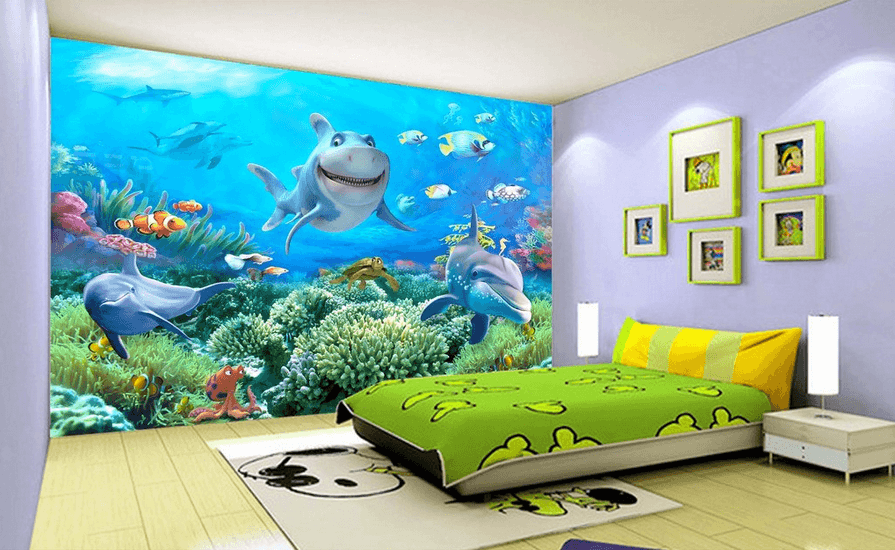 Lovely Ocean Fishes Wallpaper AJ Wallpaper 
