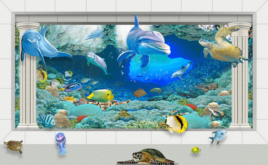 Seabed Hole Wallpaper AJ Wallpaper 