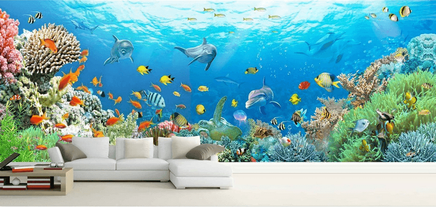 Rich Colorful Ocean Wallpaper AJ Wallpaper 