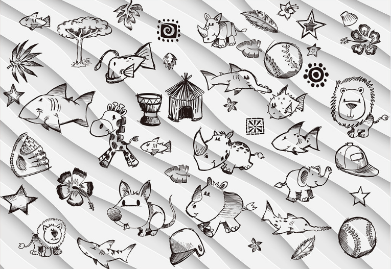 Cute Animals Drawing Wallpaper AJ Wallpaper 2 