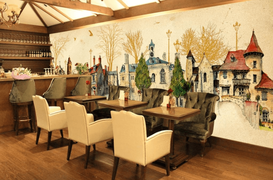 3D Small Town Carriage 089 Wallpaper AJ Wallpaper 