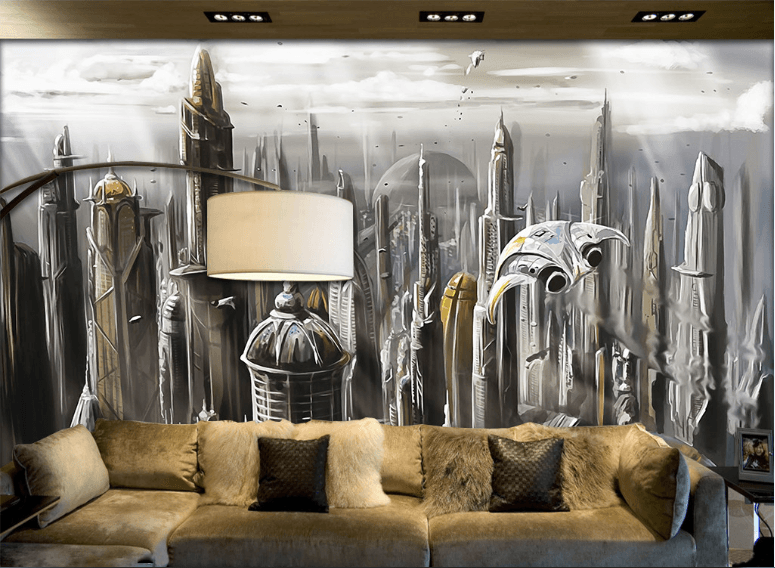 3D Spaceship Building 181 Wallpaper AJ Wallpaper 