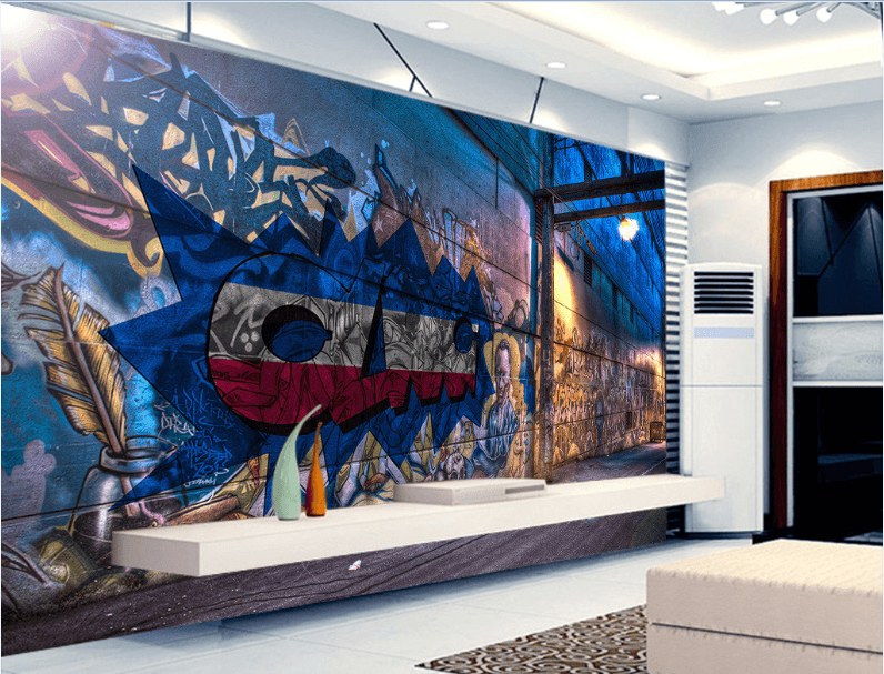 3D Dark Wall Painting 126 Wallpaper AJ Wallpaper 