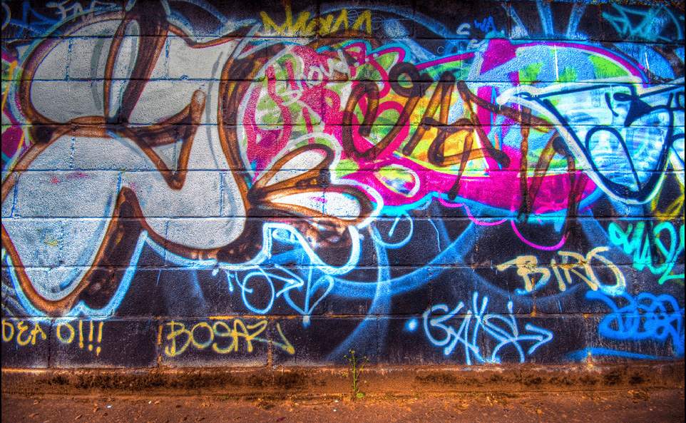 Graffiti Words Wallpaper AJ Wallpaper 