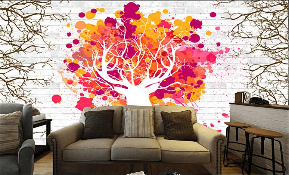 Beautiful Orange Tree Wallpaper AJ Wallpaper 