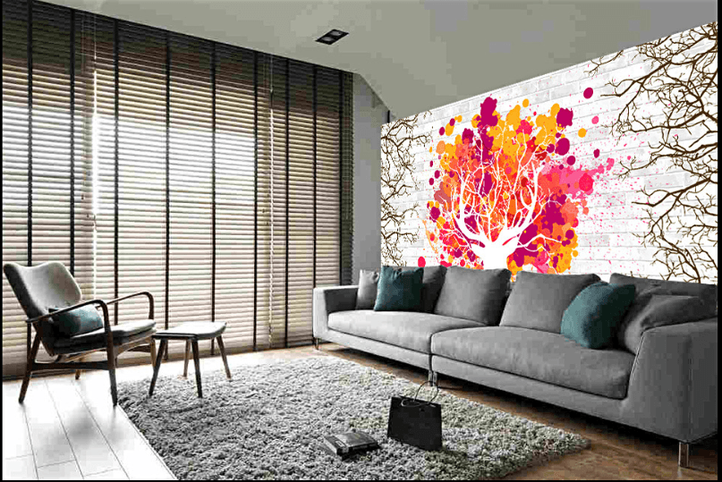 3D Wall Tree 063 Wallpaper AJ Wallpaper 