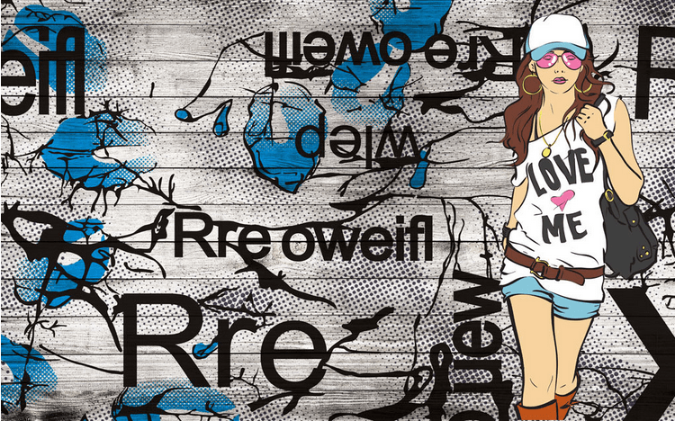 Modern Fashion Girl Wallpaper AJ Wallpaper 