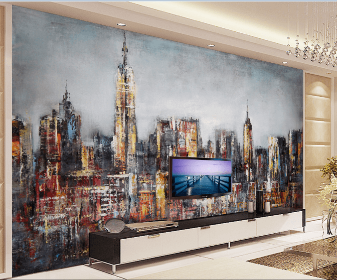 3D Painting City 127 Wallpaper AJ Wallpaper 