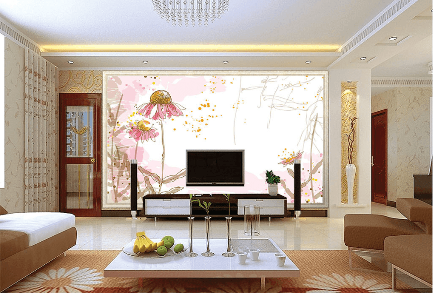 3D Chrysanthemum Painting 136 Wallpaper AJ Wallpaper 