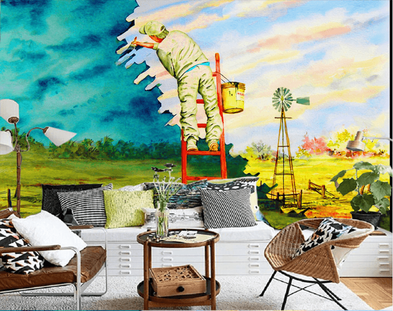 3D Color Paint 006 Wallpaper AJ Wallpaper 