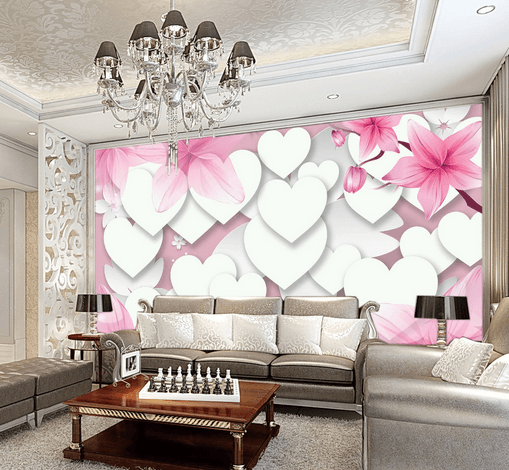 3D Blooming love 558 Wallpaper AJ Wallpaper 
