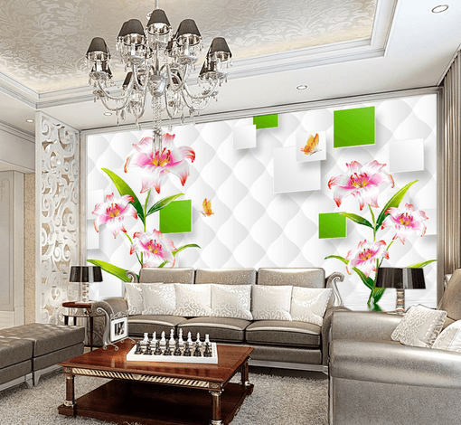 3D Blooming Butterfly 519 Wallpaper AJ Wallpaper 