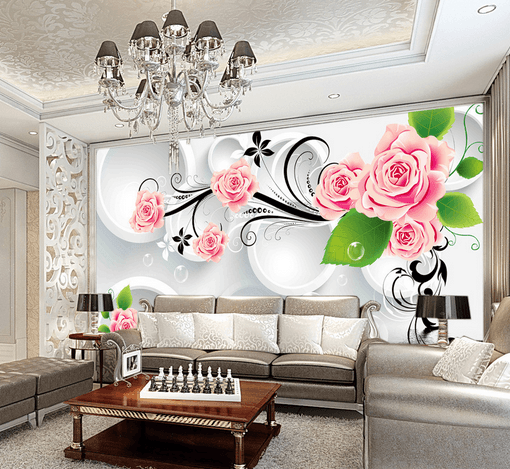 3D Bright Bubbles 446 Wallpaper AJ Wallpaper 