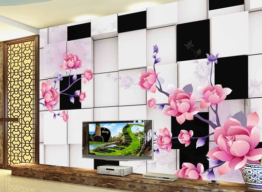 3D Flower Invisible 385 Wallpaper AJ Wallpaper 