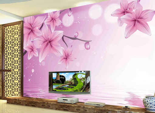 3D Flowers Fall 350 Wallpaper AJ Wallpaper 