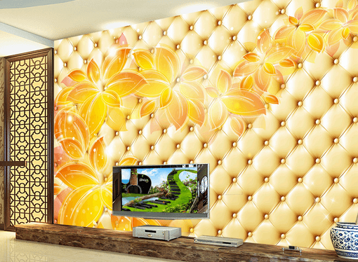 3D Golden Light 328 Wallpaper AJ Wallpaper 