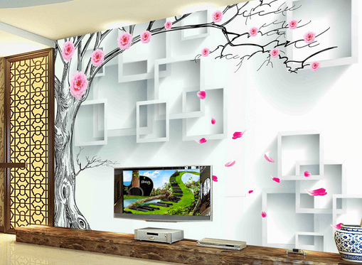 3D Petals Scattered 320 Wallpaper AJ Wallpaper 