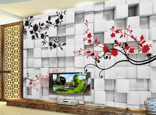3D Block Wall 232 Wallpaper AJ Wallpaper 