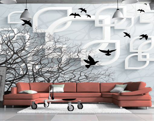3D Bird Tree 219 Wallpaper AJ Wallpaper 