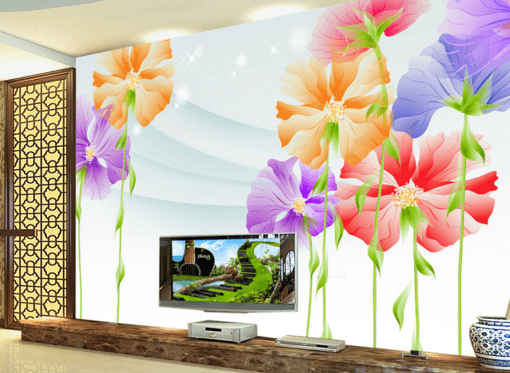 3D Flower Leaves 210 Wallpaper AJ Wallpaper 